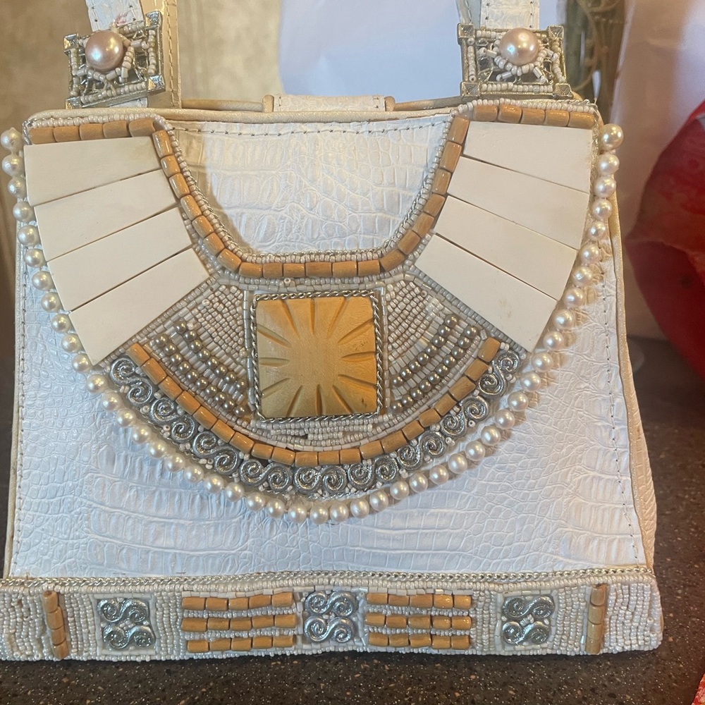Mary Frances Egyptian influenced purse